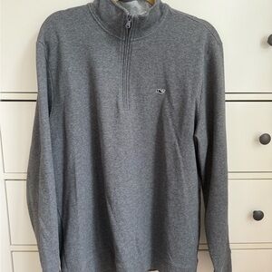 Vineyard Vines Gray Performance Quarter Zip